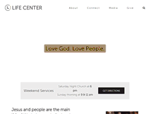 Tablet Screenshot of lifecenter.net