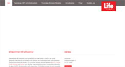 Desktop Screenshot of lifecenter.nu