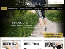 Tablet Screenshot of lifecenter.de